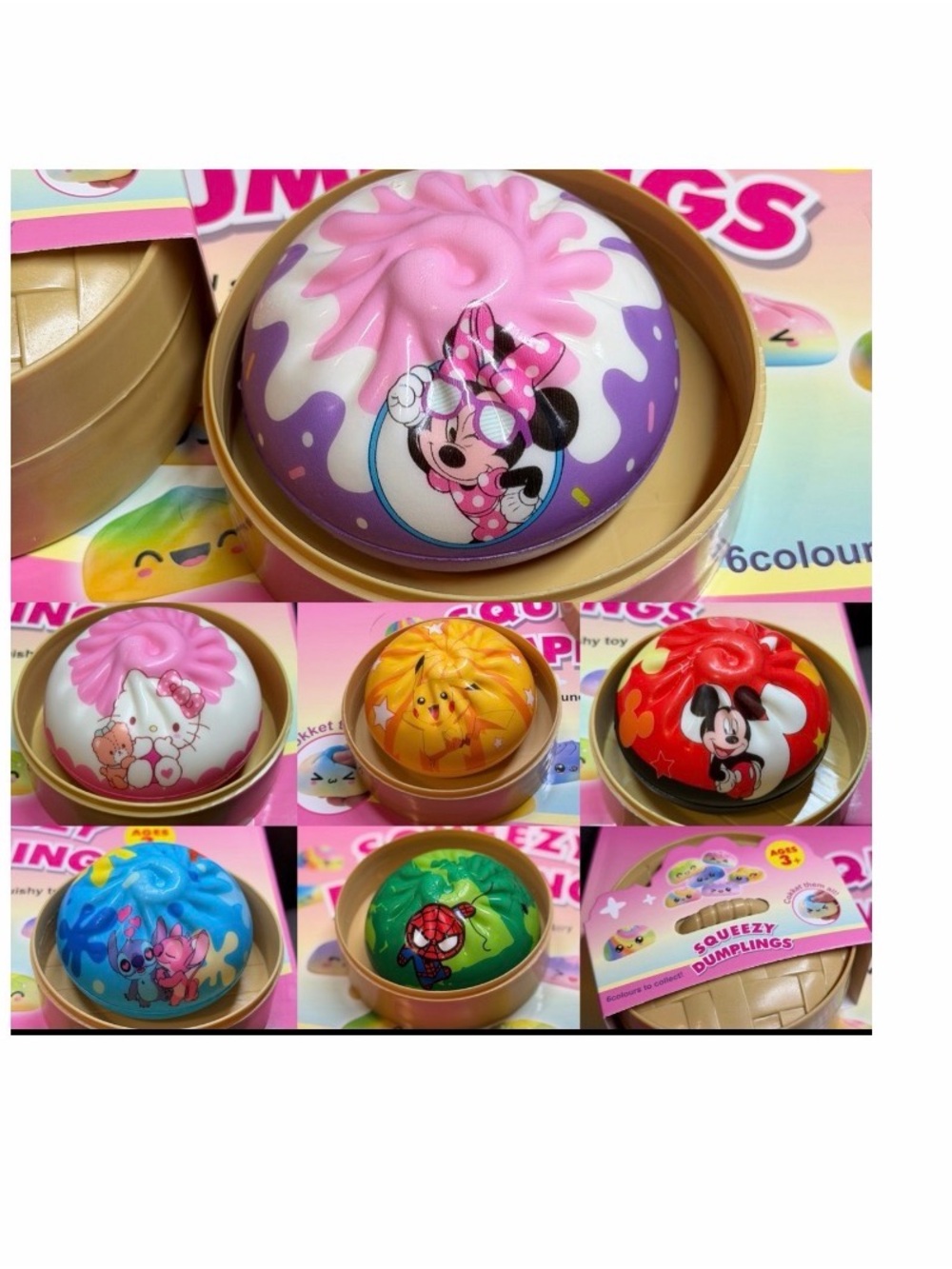 Squeezy Dumpling Toy 1pc random